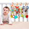 TUMAMA Kinderwagen Spielzeug für Babys 3 6 Monate, 4 Stück BabySpielzeug für Kinderwagen, Bett, Autositz, Wiege Kinderwagen, Spielzeug mit Rasseln und Beißringe für Kleinkind 6 9 12 Monate