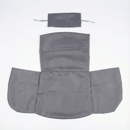 Baitang Coussin de Rechange pour Chaise à Panier Suspendu - Imperméable - pour terrasse, Jardin (sans Rembourrage) (Gris)
