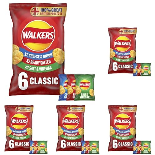 Walkers Crisp Classic Variety, 25g (30 Pack)
