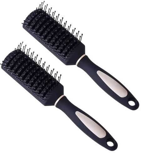 2PCS Vent Hair Brush,Detangle Hair Brush Hairbrushes for Women Styling Brushes Curly Hairs Brushes for Women Men Blow Drying Hairs Combing Hair