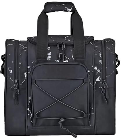 Bowlingtasche 1 Ball - Bowlingtaschen, Bowlingtaschen 1 Ball | Verstellbarer Gürtel, Bowling-Tasche, multifunktionales gepolstertes Handtuch, Schuhe, Bowling-Tasche für Damen und Herren