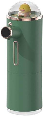 Beufee Dispenser Automatico di Sapone, Dispenser Automatico di Sapone Simpatico Dispenser Automatico di Sapone in Schiuma Touchless Dispenser di Sapone Liquido per Cucina Bagno (Verde)