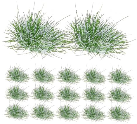 HOOTNEE 1ensemble -Landscape Grass Clusters Décor De Jardin Miniature Végétation Artificielle Accessoire pour Modèles De Trains Et Extérieurs Et Herbe Séchée