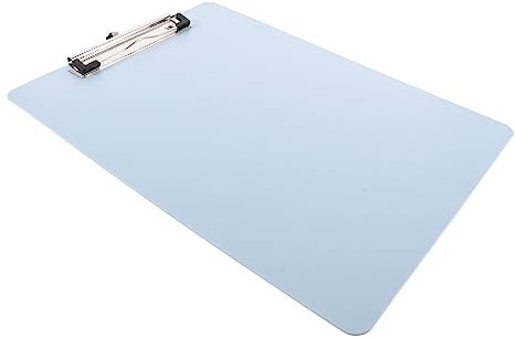 Operitacx Klemmbrett Aus Holz A4 Lesezeichenordner Mit Klemmbrett Schreibunterlage Hängendes Klemmbrett Buchstützen Büromaterial Büroklammern Mittelgroß Silberfarbener Binderblock