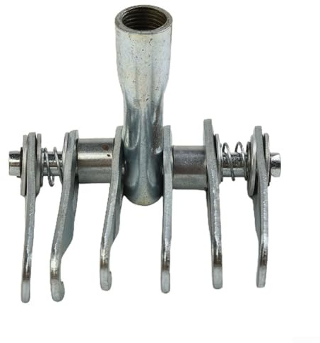 Car Sheet Metal Dent Repair Puller Claw Hook with 6 Adjustable Fingers for Slide Hammer Tool 16mm Steel Construction for Auto Body Fixing