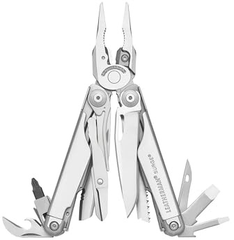 LEATHERMAN, Surge, 21-in-1 Heavy-Duty Multi-tool for Work, Home, Garden, DIY & Auto, Stainless Steel