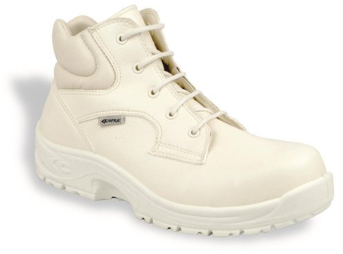 Cofra, 10010-000, Scarpe di sicurezza Airmax Romolo S2 SRC, stivali alti, bianco, taglia 44