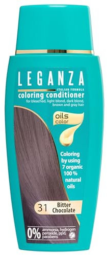 Balsamo Condizionatori Colorazione per Capelli Color 31 Cioccolato Scuro con 7 Oli Naturali Senza Ammoniaca e Parabeni