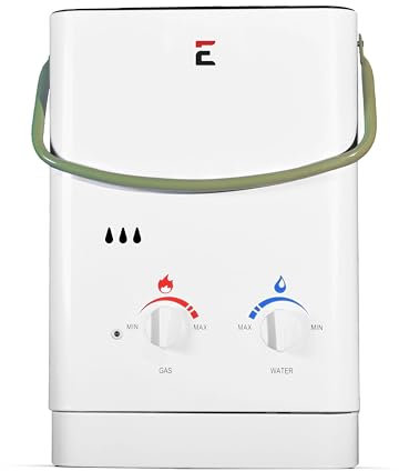 Eccotemp CE-L5 Tragbarer, tankloser Warmwasserbereiter, 50 mbar