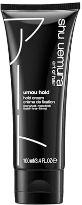 shu uemura art of hair umou hold hair cream - provides long-lasting hold, adds dimension and natural shine, perfect for polished & slicked-back styles, 3.4 fl oz