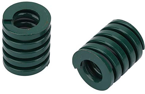 Formfjäder 2 st, Ytterdiameter 25 mm, Inre Diameter 12,5 mm, Tung Last Kompressionsfjäder, Grön Pressfjäder för Plastinjektionsmaskiner, Formmaskinsfjädrar (TH25*30mm)