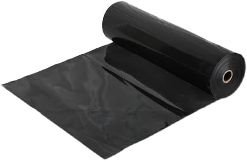 NIANTONG Fodera per Laghetto Liner per laghetto Spessore 0.3mm Nero HDPE Flessibile Fodera per Piscina Giardino per Laghetti,Fontane,Giardini Acquatici e Cascate(Size:12x12m(Thick 20s))