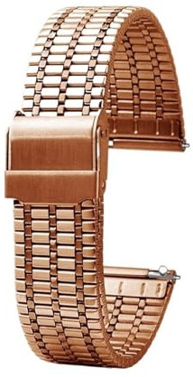 AXTGBHL Quick Release Wrist band Fit For Tissot Fit For citizen Fit For Casio Fit For Armani Fit For fossil watch strap men's women's stainless steel watchband 18mm 20mm 22(Rose Gold,22mm)