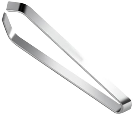 Pinzetta a Spina di Pesce, Pinza da Cucina in Acciaio Inox, Robusta pinzetta a Spina di Pesce in Acciaio Inox, Strumento a Spina di Pesce, pulitore a Spina di Pesce, Design Piatto e Obliquo per