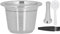 Stainless Steel Refillable Coffee for Nestle Machine, Reusable Pod with, to Use, Dishwasher Safe, Money and Environment Saving, for Cappuccino Latte Americana