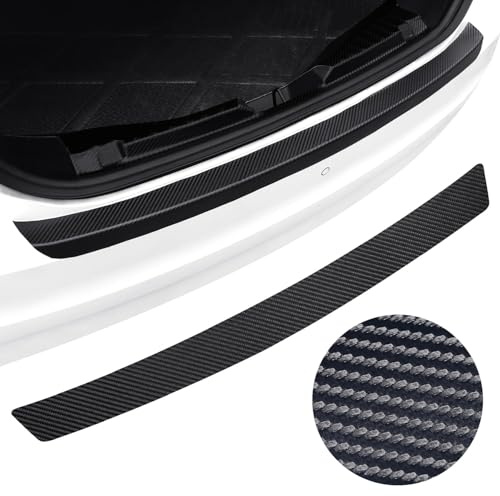 ZHTFSLK Carbono Protector de Parachoques Trasero para Volvo Ex-30 (2024+), Adhesivo para el Maletero del Coche Protectores de Borde de Carga, 7 * 90cm