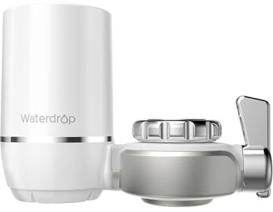 Waterdrop NSF Certificado WD-FC-01 Filtro de Agua, Sistema de Filtración ACF, Purificador de Agua de Cocina de Larga Duración, Reducir el 94.42% de Cloro, Sabor y Olor (1 Filtro Incluido)