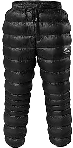 Naturehike Ultralight Winter Warm Down Trousers, Snow Trousers, Down Trousers, Compressible Snow Trousers, Outdoor Camping, Hiking, Skiing