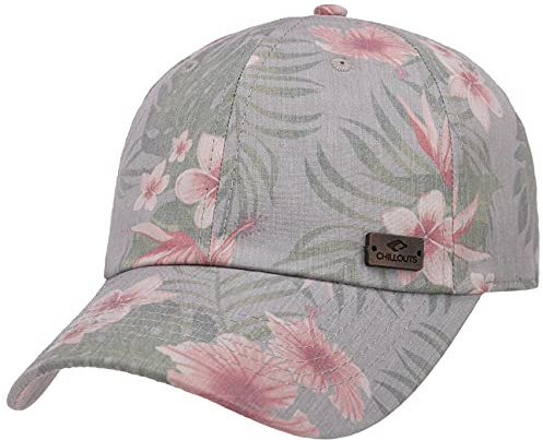 CHILLOUTS Waimea Hat - Stylish Unisex Floral Baseball Cap, Breathable for Summer and Sport, Adjustable, One Size Fits All, Natural Fiber