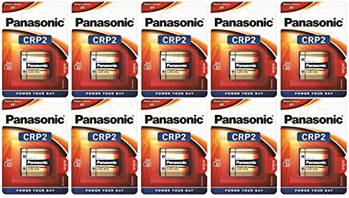 Pile au Lithium Panasonic CRP2 6 V - Blister 1 x10 - Boîte de 10 Blister
