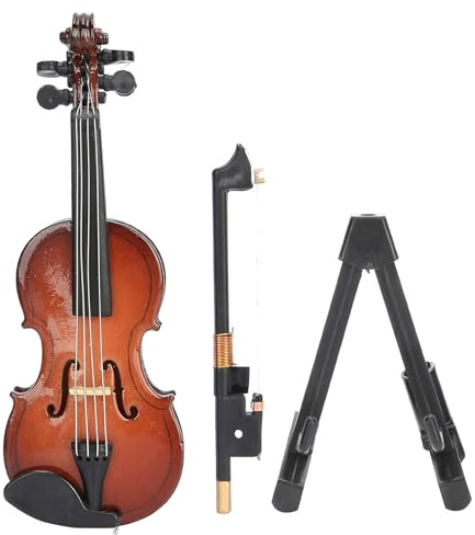 Modèle de Violon Miniature en Bois Instrument de Musique Violon Miniature