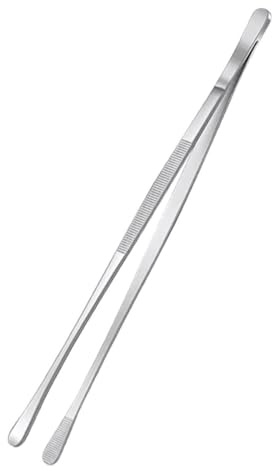 Uonlytech Pinzas para Parrilla y Cocina de Acero Inoxidable 304, 30 CM, Resistentes y Fáciles de Limpiar, para Uso Profesional y Reuniones al Aire Libre
