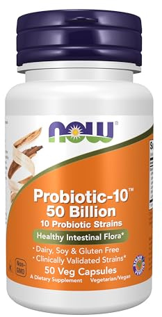 NOW Foods Probiotic-10, 50 Billion - 50 vcaps