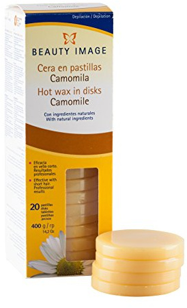 Beauty Image Camomile Hot Wax Discs, Pack of 20