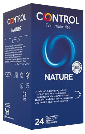 CONTROL NATURE Elastische Naturlatex-Kondome - 24 Stück.