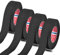 Fodlon 4 Stück Tape Schwarz Auto Gewebeband Klebeband Isolierband, Kabelbaum Klebeband Kabelbäume Elektrokabel Duct Tapes Baumwolle Kabelisolierung für Haushalt, Kfz Motorrad 19mm x 20m
