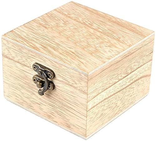 WJFMZS Mini klocka presentaskar avancerade träsmycken fodral armband armring hållare organiserare smycken förvaring display box