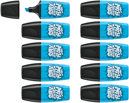 STABILO - Textmarker - BOSS MINI by Snooze One - 10er Pack - blau