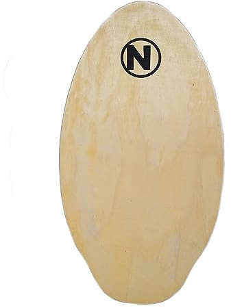 Nooney Skimboard aus Echtholz mit Anti-Rutsch-Deck Pad blau (41 Inch (104 cm))