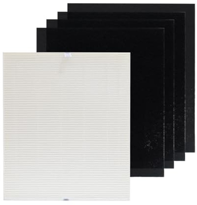 PUREBURG Filter R Echter HEPA-Ersatzfilter kompatibel mit WINIX Zero N (AZNU230-HWE/ AZNU230-HWB) Luftreiniger, Teilenummer # Filter R (1712-0088-00),H13-Aktivkohle, reinigt die Luft und reinigt Staub