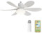 ASIEIT E26/27 Socket Fan LED Light Socket Fan Ceiling Fan with Light with Remote 40W/30W Replacement Light Bulb/Ceiling Fan 3 Speeds Timing for Garage Bathroom Bedroom Kitchen (Large)