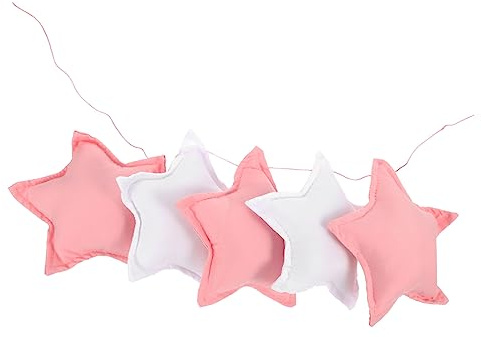 MAGICLULU Ghirlanda Decorativa Stelle per Cameretta Ragazzo Ragazza, Semplice Struttura Creativa, per Tende e Arredamento Casa Rustico