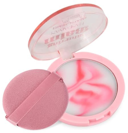 Ölkontrollierendes Gesichtspuder, Gesichts Make up Fixierpuder, Wasserfestes Mattes Gesichtspuder, Oil Control Face Pressed Powder, Gesichts Fixierpuder Langanhaltendes für Einen Natürlichen Glow