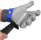 Guantes Anticorte Cocina Con Protección De Nivel 9 Guantes De Trabajo De Alambre De Acero Inoxidable Con guante de algodón y cuchillo para Ostras, para Tallar Madera de Ostras y Jardinería (S)