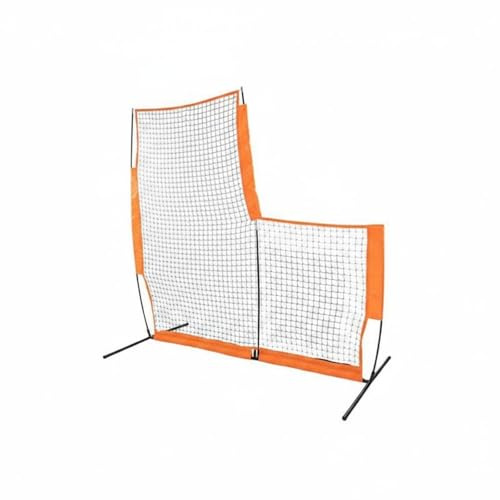 Amagogo Filet D Entraînement Baseball Filet de Batting Cage de Pitching Cage L Portable Léger Rangement Simple Transport Aisé Adapté aux Pratiques Fréquentes Jardin École Académie Sportive