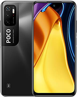POCO M3 Pro Smartphone Double 5G - RAM 4Go ROM 64Go MediaTek Dimensity 700, 90Hz 6.5 FHD+ DotDisplay, Batterie 5000mAh (typ), Triple Caméra AI 48MP (Version Mondiale) (Power Black)
