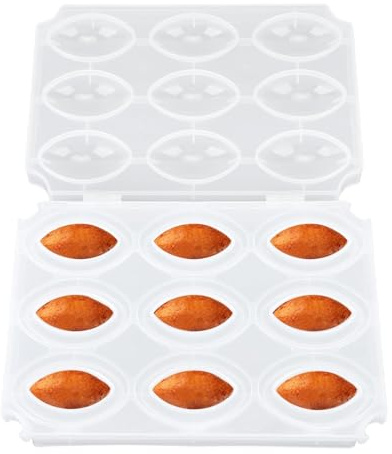 Molde para Hacer Kibbeh y Albóndigas, 9 Compartimentos, Prensa Manual de Carne Transparente para Cocina