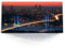 Paul Sinus Kunstdruck Bilder 120x60cm Istanbul Bosporus Brücke bei Nacht Abendröte