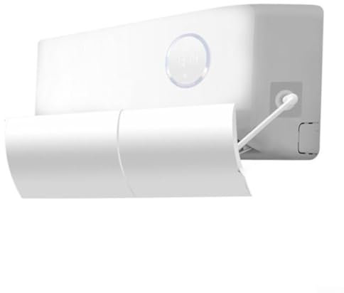 Práctico deflector de aire acondicionado montado en la pared, ángulo ajustable, material fácil de limpiar