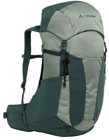 VAUDE Brenta 24 – Wanderrucksack für Damen & Herren 24 Liter, Aeroflex 3D Belüftung mit ErgoShape Schultergurten, Regenhülle & Eco Finish – für Tagestouren - agave