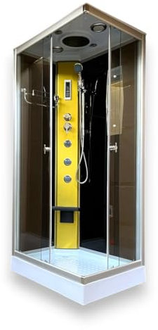 Simba Srl Cabina de ducha hidromasaje 100 x 70 cm – Portofino