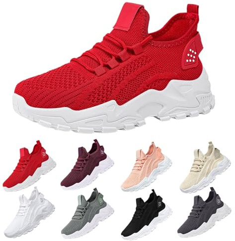 Platåsandaler damer sommar – fritidsskor damer andas damskor enfärgade joggingskor fashionabla löparskor bekväma sportskor som avslappnade maskerade sneakers
