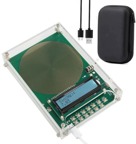 Générateur de Fréquences 7,83 Hz – Onde Sinusoïdale Pure, Réglable 0,01 Hz à 200 kHz – Relaxation, Sommeil & Réduction du Stress – Appareil Portable avec Écran & USB