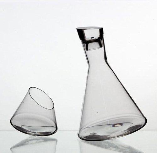 Ichendorf 2 Bicchieri da Cognac FLOTTANTE Manhattan, Vetro, Bicchiere da Cocktail, Coppa, 2 ounces