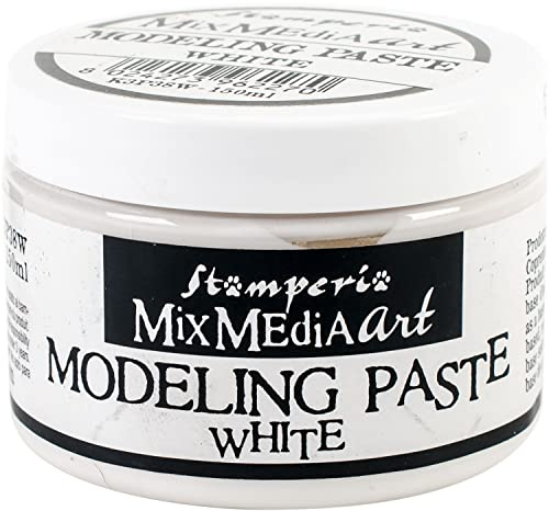 Stamperia Modelling paste 150 ml-Blanc, 7,5x6 cm K3P38W