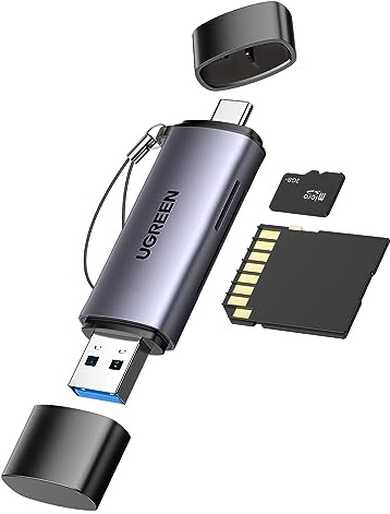 UGREEN 2-in-1 USB-C OTG Card Reader